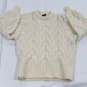 Cozy Cream Cable Knit Sweater